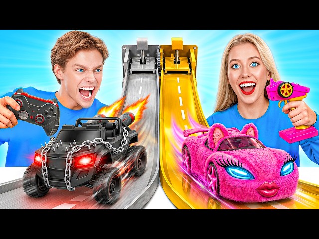 Строим Крутые Машины | Мальчики vs Девочки Челлендж от Multi DO Smile