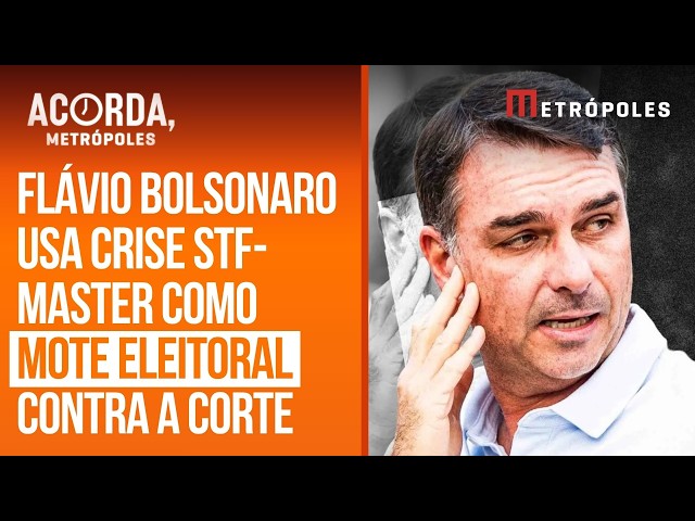 Antes da eleição, Flávio surfa em caso Master apesar de relação com Vorcaro