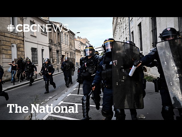 Teenager loses hand in violent France school protests