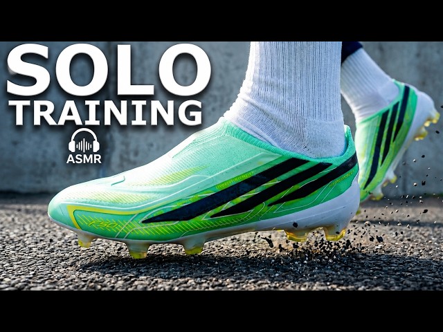 ASMR Solo Training in Adidas F50 Hyperfast Elite