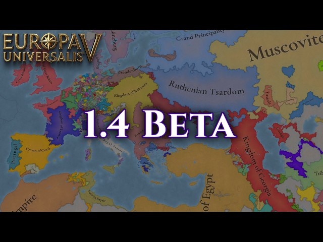 EU5: 1.4 Beta Timelapse
