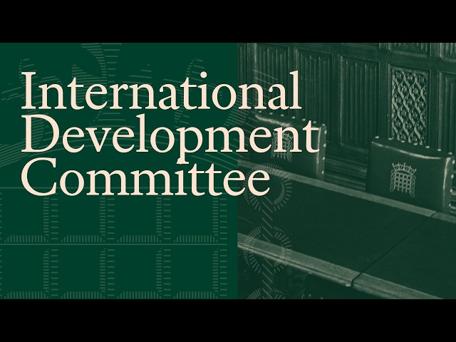 The global health situation - International Development Committee