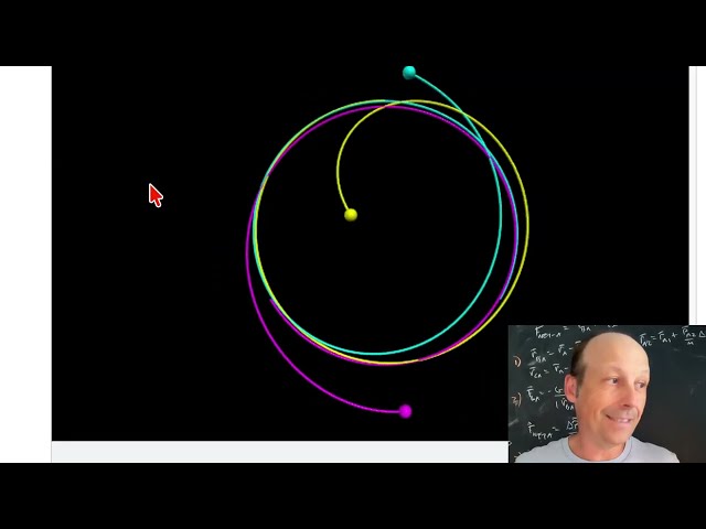 Python Physics: Circular Motion for 3 Body Problem