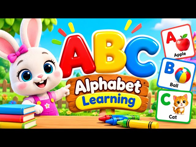 ABC Alphabet Learning for Kids 🔤 | Learn A to Z with Cute Animals | ABC for Toddlers | Giglee Toons