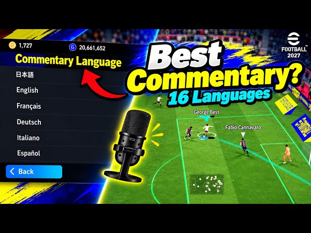 Best Commentary in eFootball 2027 🔥 | All Commentary Languages Compared