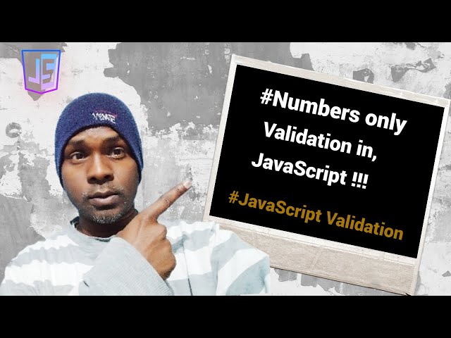 Javascript tutorial (2024-2025) - JavaScript numbers Only validation using ASCII code.