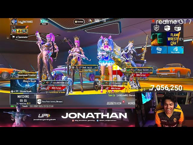     JONATHAN DESTROYS THE ULTIMATE ROYALE LOBBY 💀🔥 | INSANE GAMEPLAY #jonathangaming 