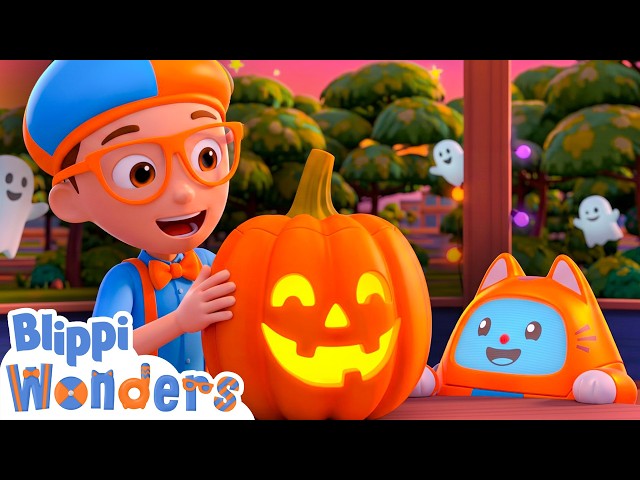 LIVE STREAM 🔴 Blippi Wonders 🔍 Vertical Halloween Cartoon Adventures! 🎬 Made For Mobile 📱