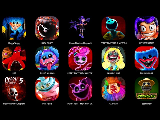Poppy Playtime All Chapters 0,1,2,3,4,5,6 Mobile – All Bosses & Endings Full Game Jumpscares !