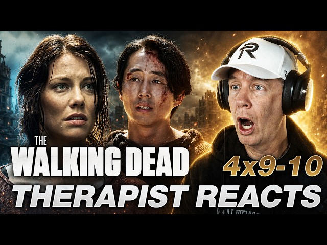 The Walking Dead S4 Ep 9-10 | First Time Watching | Therapist REACTS