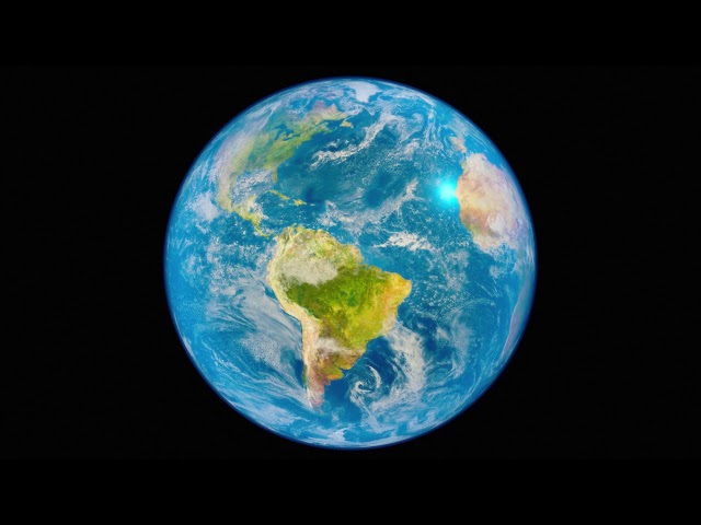 FREE 4K & HD Stock Footage & Animation. Planet Earth rotating on Black Background Loop. No Copyright