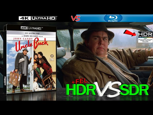 Uncle Buck 1989 HDR ANALYSIS 4K Blu Ray REVIEW vs 1080p BD SDR 100nit #TRUE_DIFFERENCE #WATCH_IN_HDR