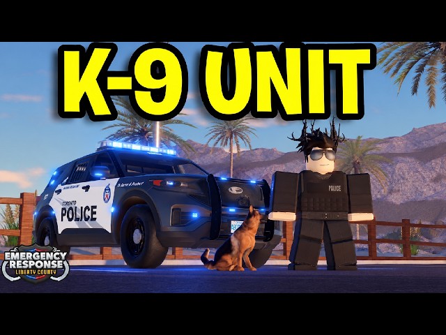 Becoming A K-9 Unit In ERLCs Biggest Roleplay Server!