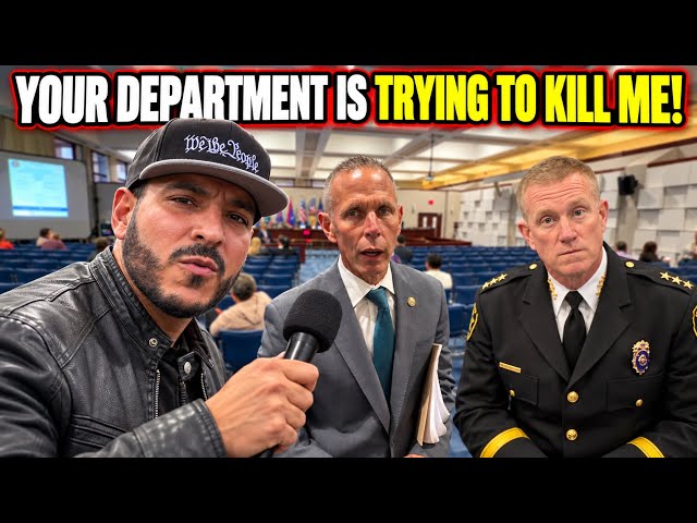 Journalist Confronts Police Commissioner About Secret Plot