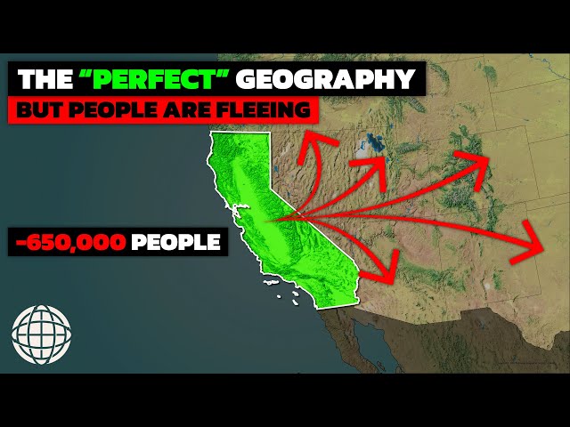 California Has A Nearly Perfect Geography... So Why Are People Fleeing The State?