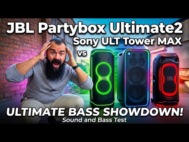 JBL PartyBox Ultimate 2 vs Sony ULT TOWER MAX: You Won't Believe The Winner!