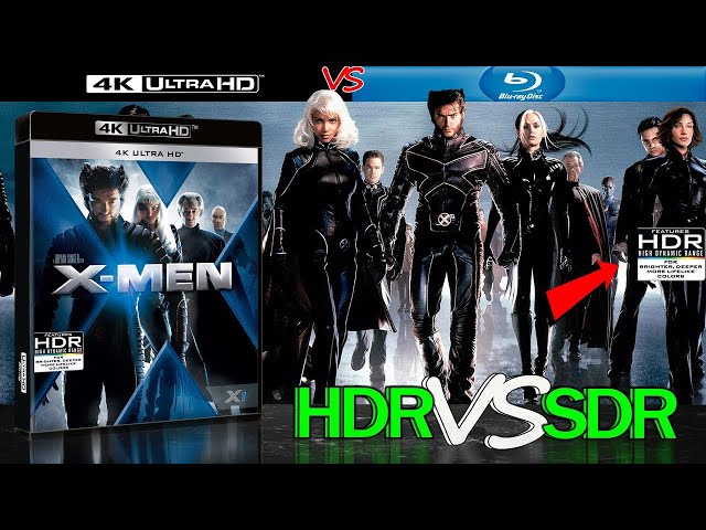 X-Men 2000 HDR ANALYSIS 4K Blu Ray vs 1080p BD SDR 100nits #TRUE_DIFFERENCE #WATCH_IN_HDR