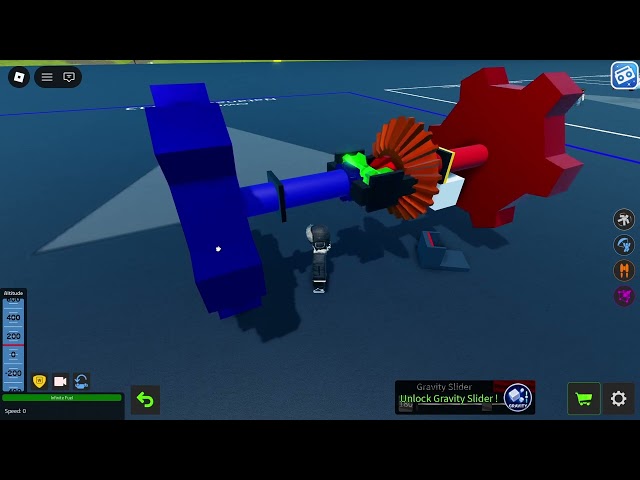 Open differential with new gears - Roblox Plane crazy
