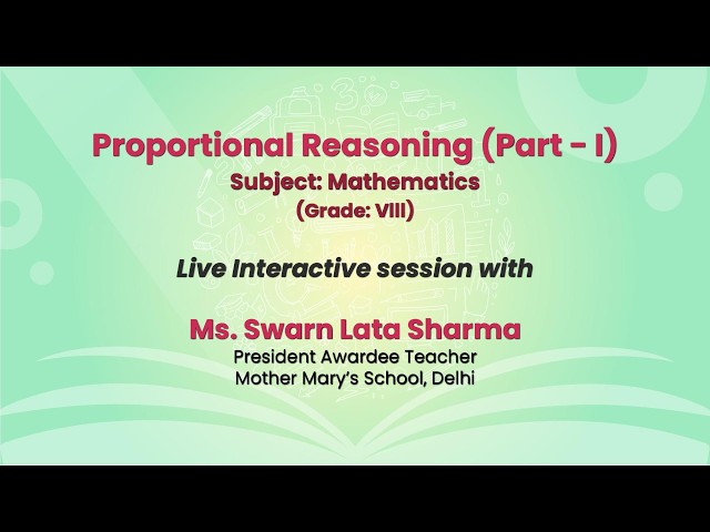 NCERT: Chapter 5 Number Play (Part – II)  Subject: Mathematics     Grade: VIII   Live