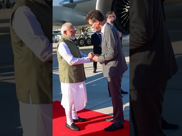 PM Modi arrives in Nice, France | #shorts