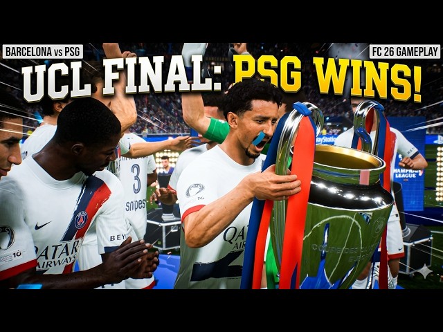 FC BARCELONA vs PSG - UCL FINAL 2026 | EA FC 26 Full Match