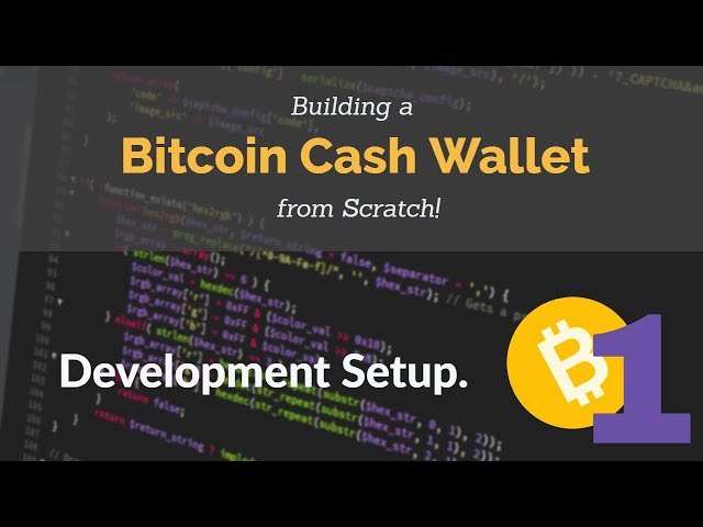 Bitcoin Cash Wallet Coding Tutorial: Development Setup. (Part 1)