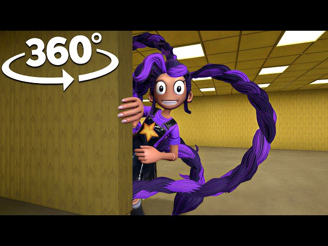 LILY LOVE BRAIDS - Backrooms in 360° VR | 8K( Poppy Playtime Chapter 5)