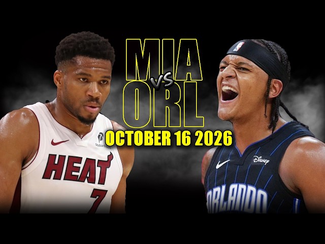 Miami Heat vs Orlando Magic Full Game Highlights - October 16, 2026 | NBA Preseason