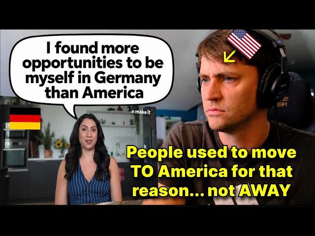 American reacts to "I'm Much Happier Living In Berlin Than In The U.S."