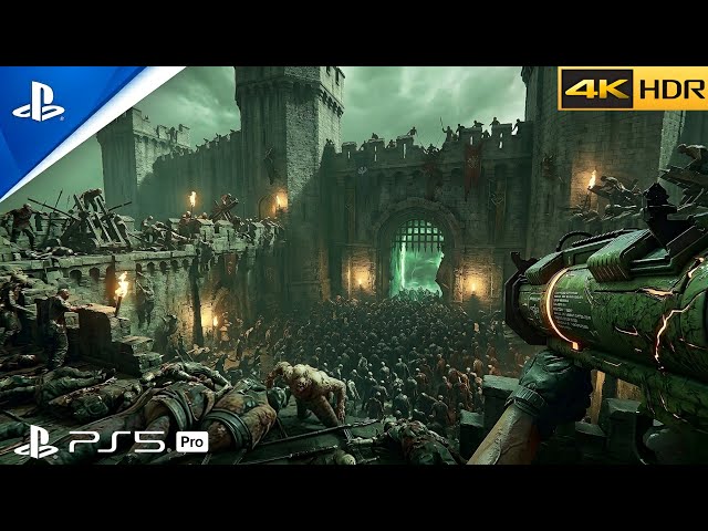 ZOMBIE ATTACK ON FORT (PS5 PRO) Realistic Ultra Graphics Gameplay [4K 60FPS HDR]