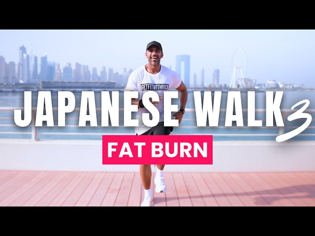 Japanese Walking Workout 3 | 30 min 4000 steps Walking Workout at home