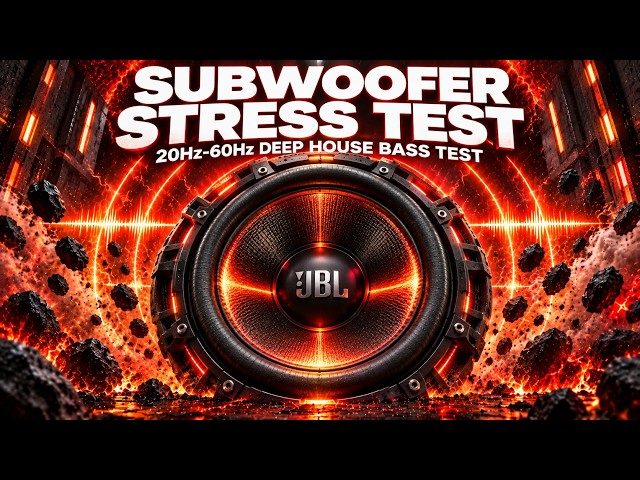 SUBWOOFER STRESS TEST: 20-60Hz Heavy Bass Sound Check & Monster Bass Boosted 🔊 Deep House Bass Test