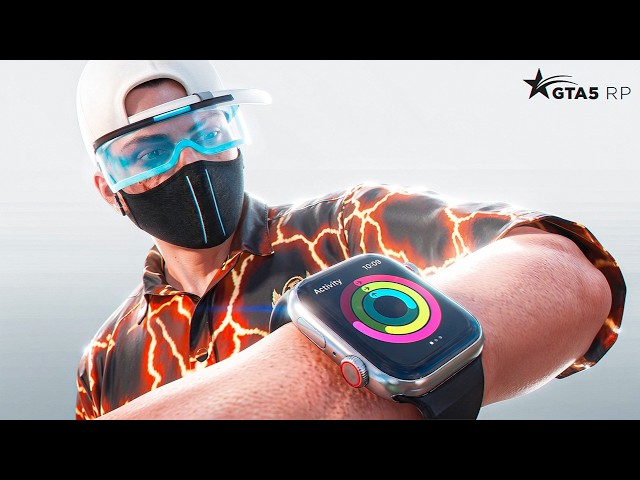 STRENGTH LEVELING WITH APPLE WATCH IN GTA 5 RP. The prize for the FINAL day of bonuses in GTA 5 RP