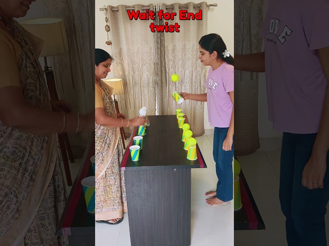 Catch the ball game!#shorts #viral #homegameverse #partygames #kittypartygames #familygames #fun