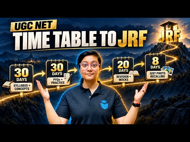 UGC NET JRF in 60 Days? 🔥 Complete Time Table & Preparation Strategy 2026