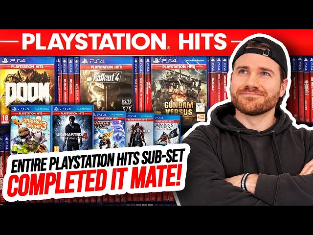 EVERY PS4 PLAYSTATION HITS Game...The Complete European Set