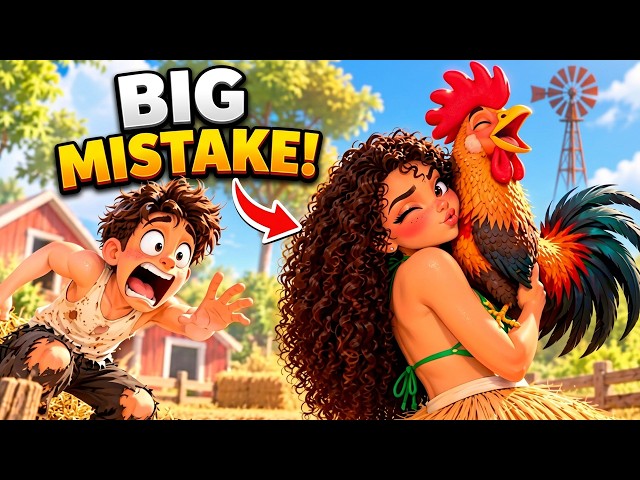 He Tried To Catch ONE Chicken... BIG Mistake! 😂 | 4K Animation