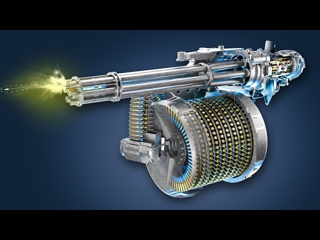 How the Gatling Gun M61 Vulcan Works?