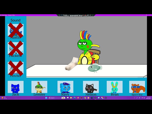 No sound making (Fish in sock) FBE parody