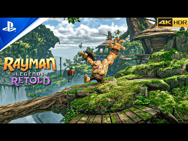 Rayman Legends Retold | New Exclusive Hands-On Extended Gameplay + "Macarena" Musical Level Demo 4K