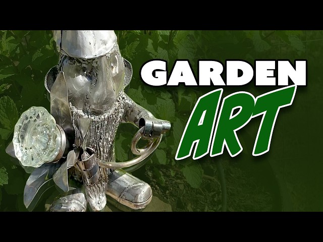 Turning Scrap Metal & Old Doorknobs into Garden Art