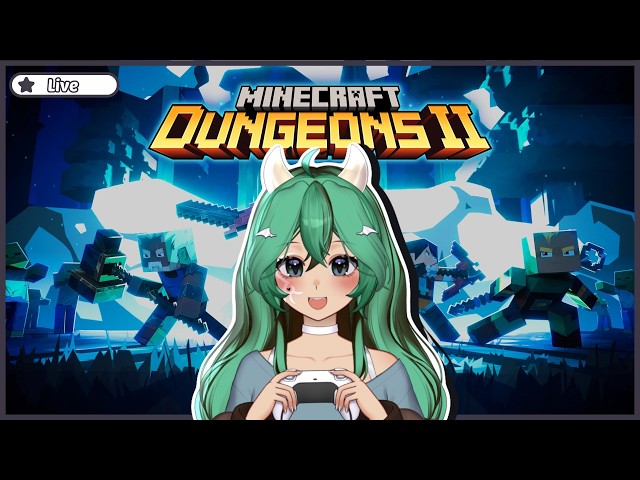【Minecraft Dungeons 2】 I'm home from holiday! Yapping & Fighting