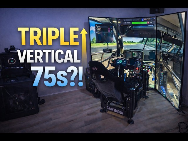 Triple Vertical 75” Displays for a Sim Rig — Is It Actually Worth It?