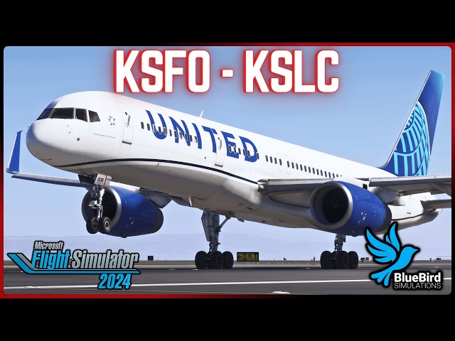 MSFS LIVE | The Wait Is Over! | Bluebird 757 | San Francisco (SFO) ✈︎ Salt Lake City (SLC) #msfs2024