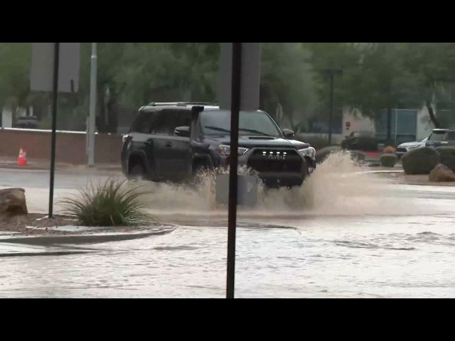 Loop 101 and Prince Drive flooding affecting afternoon commute