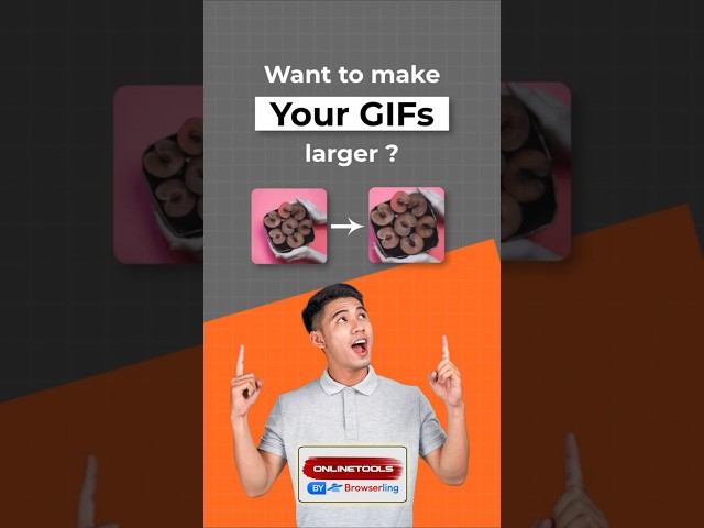 Enhance and Upscale GIF Images Online | Online Tools Master #onlinetools #browserling