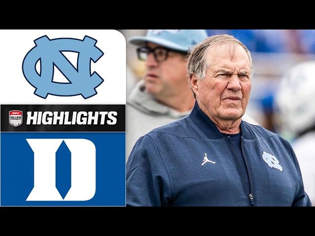 North Carolina Tar Heels vs. Duke Blue Devils | Full Game Highlights | ESPN College Football