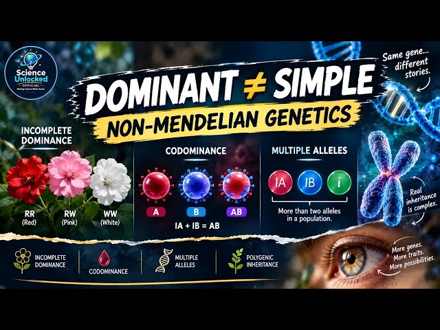 Why Dominant & Recessive Isn’t That Simple | Non-Mendelian Genetics