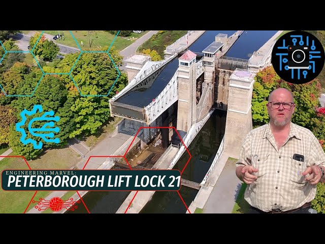 Engineering Marvel: Peterborough Lift Lock TrentSevern #4k #engineeringmarvels  #canadianhistory