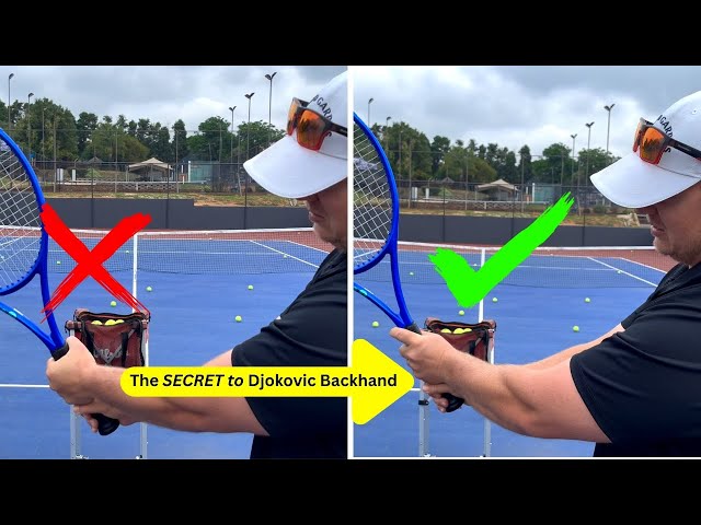 The #1 Secret To Hit Your Backhand like Djokovic (Instant Change)